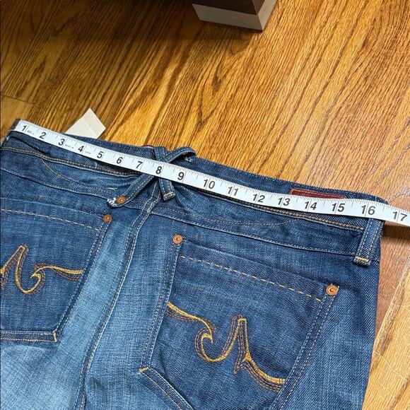 AG Adriano Goldschmied Blue Straight Leg Jeans. Size 31.  NWT. Y2K vintage - Picture 8 of 8